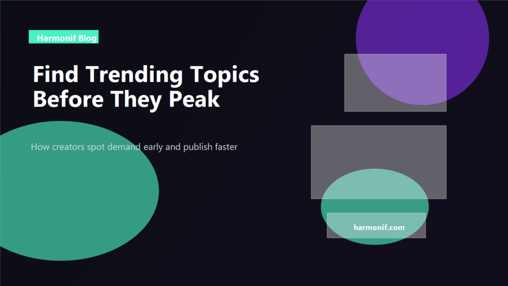 Trending topics research workflow for creators in 2026
